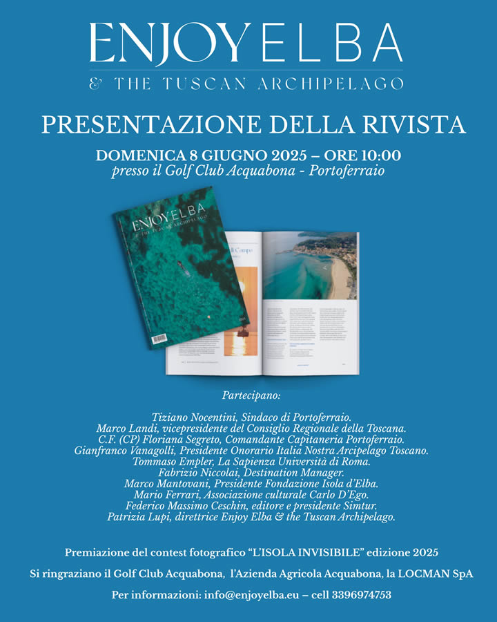 Presentazione 2025 all'Isola d'Elba